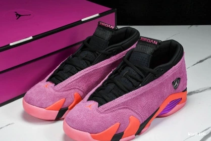 DH4121-600 JORDAN RETRO (W) PINK SHOCKING LOW 14 0919
